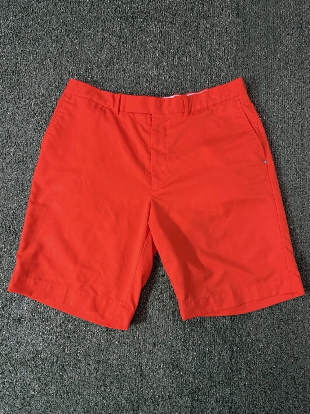 RLX Ralph Lauren Shorts Mens 35 Orange Golf Performance Golfing Stretch Golfer